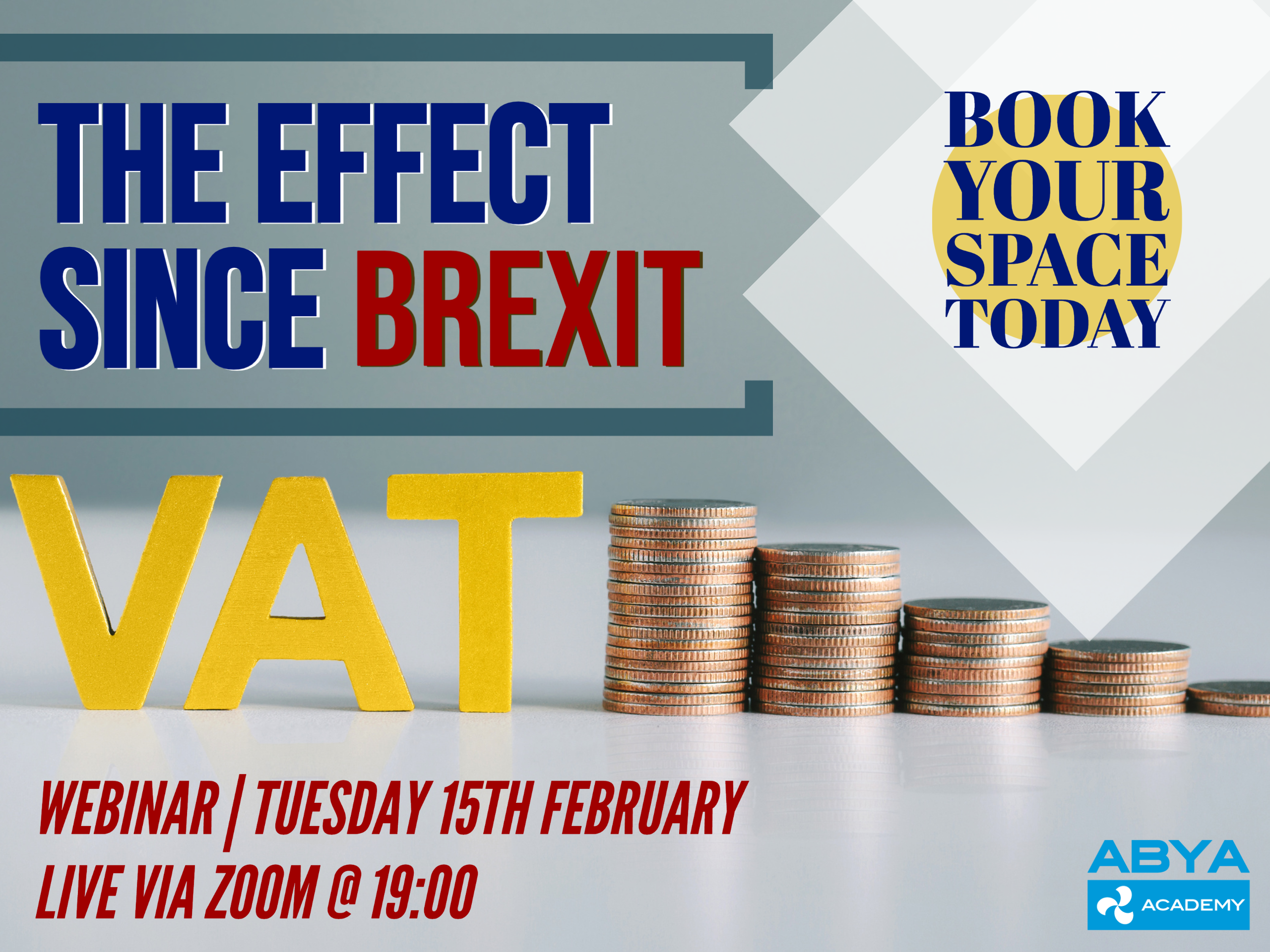 Your next webinar is on VAT | Tuesday 15th February 2022 